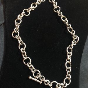 Judith Ripka Sterling Collection Textured Necklace